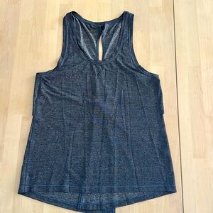 Lululemon gray cross back tank top